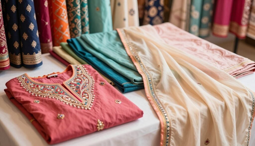 kurti set components